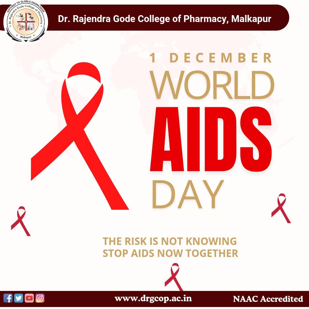 World AIDS Eradication Day # 1 December 2025#World AIDS Day#LetCommunitiesLead #DRGCOP Malkapur #NSS